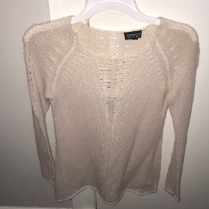 Top shop Creme Knit Sweater- great condition